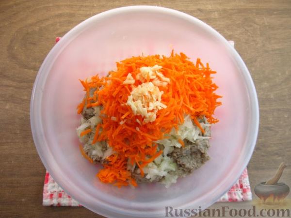 Рыбные зразы с грибами (без яиц)